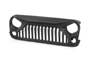 Jeep Wrangler Grille - Rough Country - Angry Eyes - Matte Black - '07-'10 Jeep Wrangler Grille - Rough Country - Angry Eyes - Matte Black - '07-'10